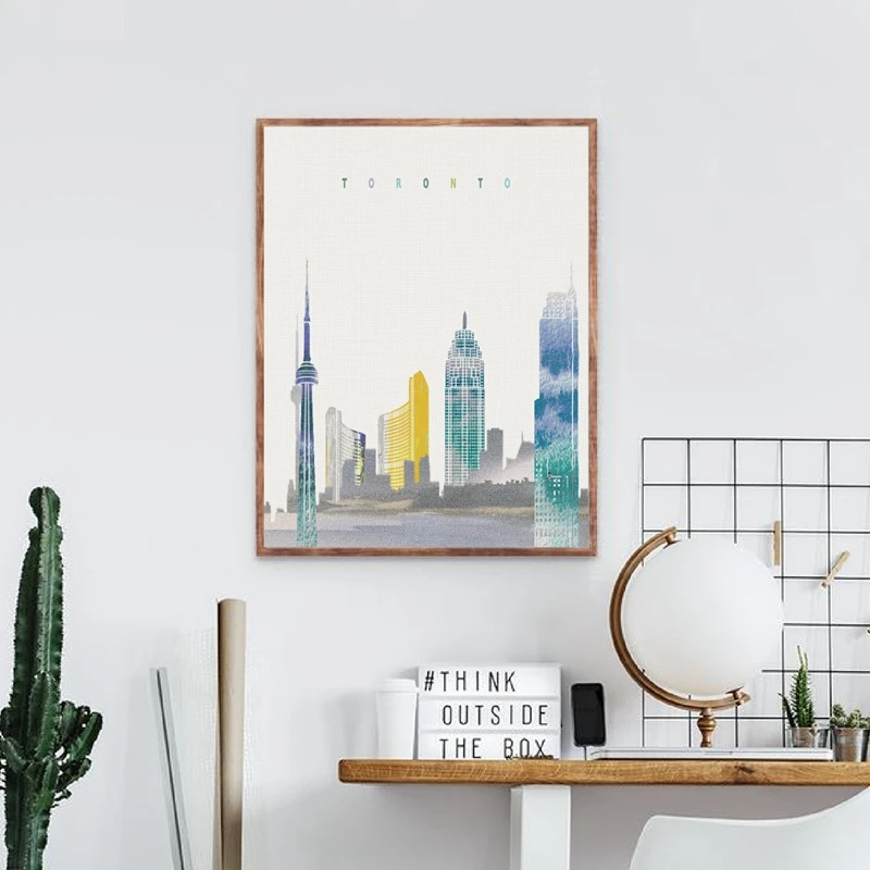 Toronto-Ontario-Map-Print-Travel-Poster-Canada-City-Coordinates-Typography-Wall-Art-Pictures-Canvas-Painting-Modern (1)