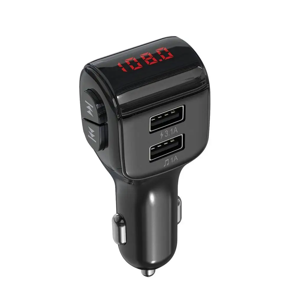 A01 беспроводной USB телефон 2-USB порт стерео аудио музыкальный приемник адаптер MP3-плеер Автомобильная карточка FM hands-free