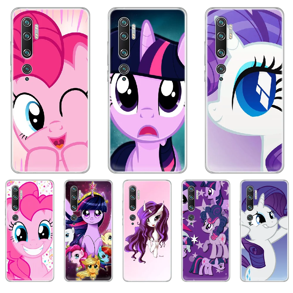 Розовый фиолетовый чехол для телефона My Little Pony XIAOMI MI 3 4 5 5X 8 9 10 se max pro a2 9T note lite