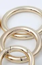 gold outside 41 mm Орнамент легкая сумка-Органайзер Металлический Ремешок O форма кольца металлические боты Пряжка Diy сумка аксессуары хозяйственная сумка аксессуары - Цвет: gold outside 41 mm
