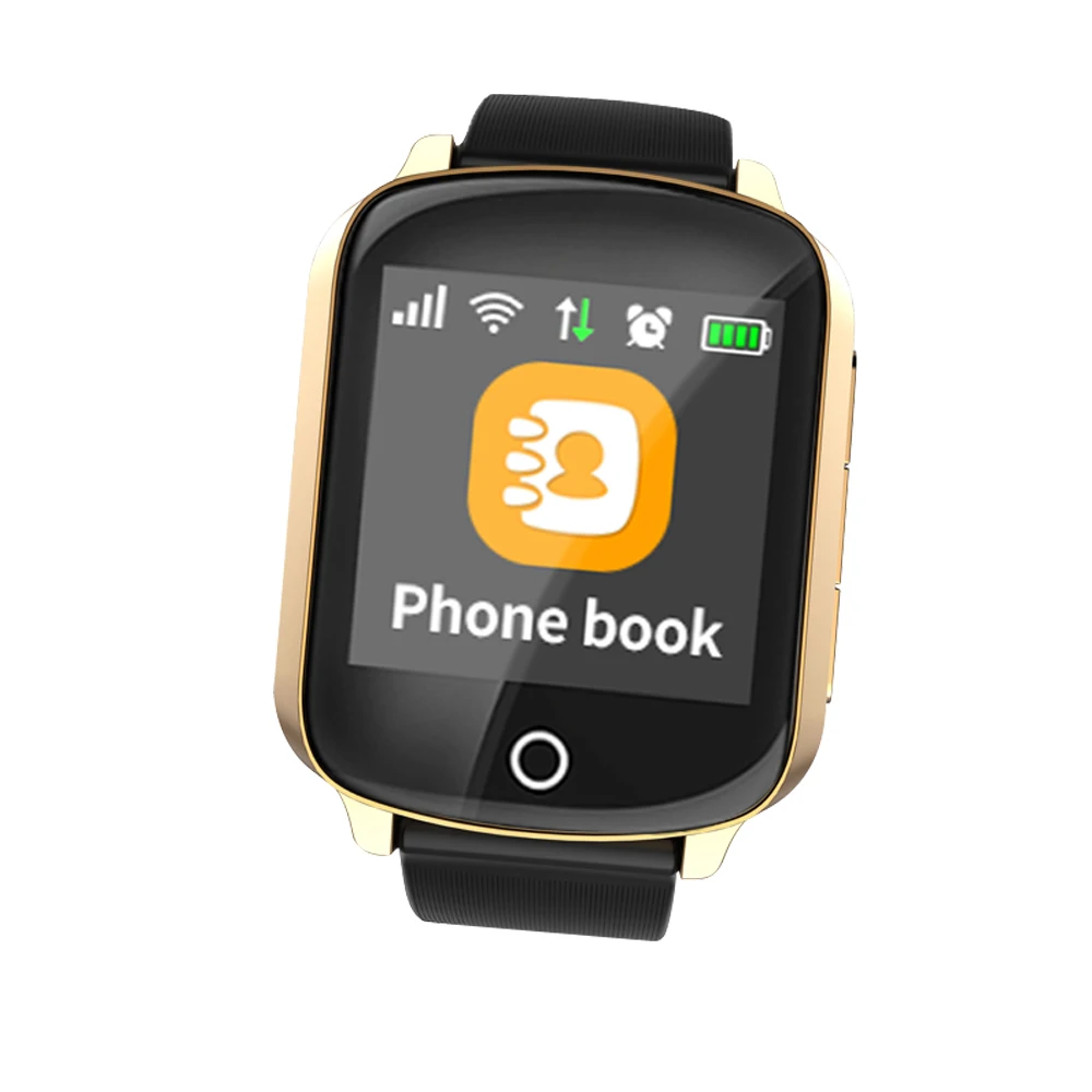 Pаспродажа Детские умные часы для пожилых людей font b gps b font + LBS + wifi позиционирование анти потеря сердечного ритма спортивный трекер Осенняя сигнализация SOS нар...
