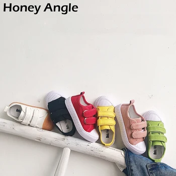

2020 New Fashion Baby Girl Boy Canvas Shoes Korean Version Solid Color Children Shoes Spring Autumn Baby Girl Canvas Shoes