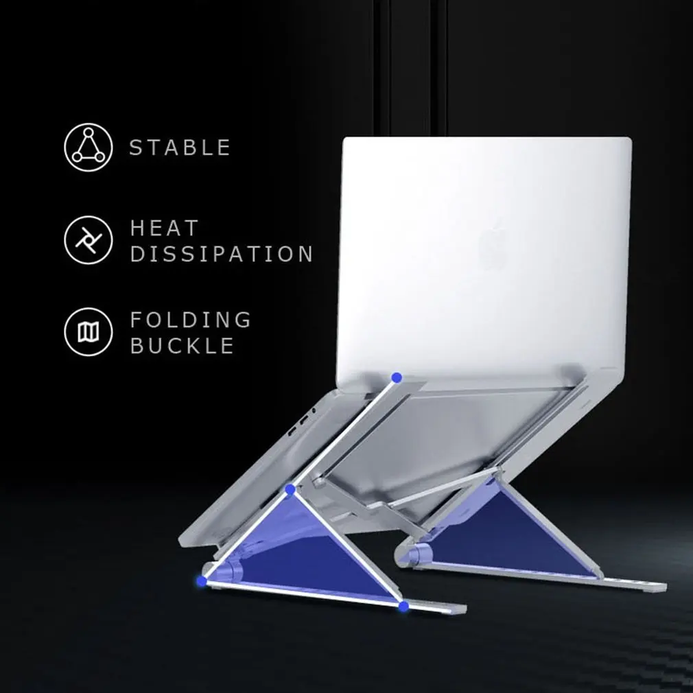 

6-Speed Adjustable Aluminum Alloy Folding Computer Stand Multi-Support Design Floating Heat Dissipation Structure