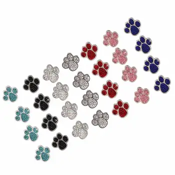 

4pcs Diamond Bear's Paw Valve Cap Creative Modified Car Tire Cap Diamond Valve Core Cap Diamond Shiny Dust Cap Auto Parts