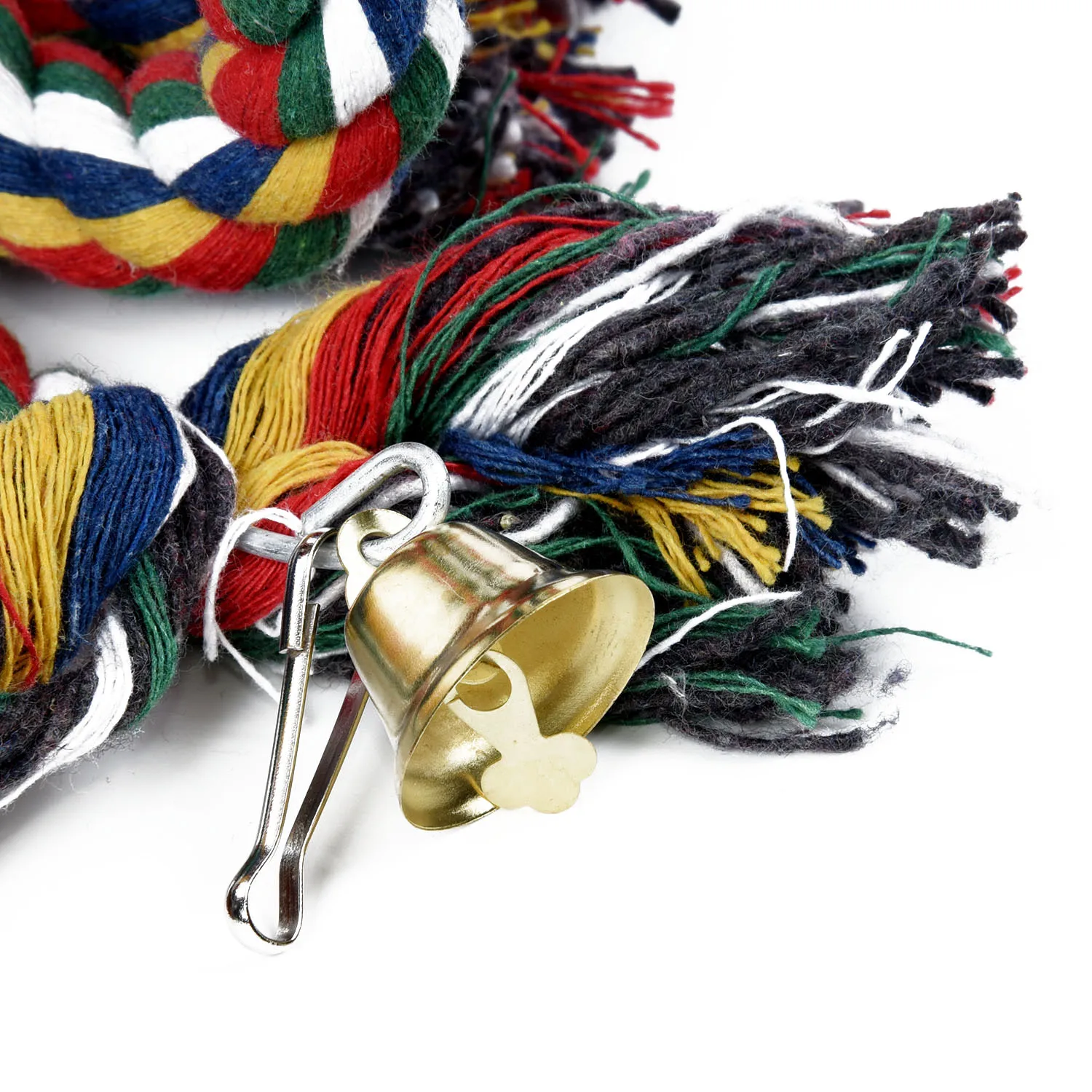 Канат для попугаев подвесная плетеная веревка жевания клетка птиц Cockatiel игрушка