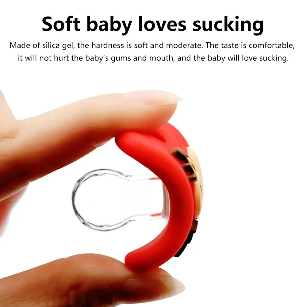 Unique Cute And Safety New Products Christmas Pacifier Santa Soft Skin-friendly Silicone Pacifier for Baby