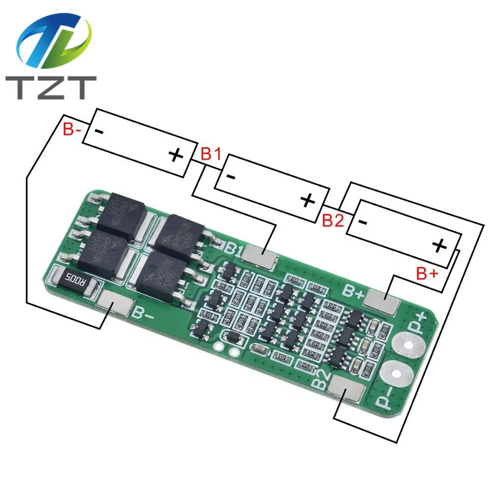 3S 20A 12.6V Li-ion Lithium Battery 18650 Charger PCB BMS Protection Board Cell