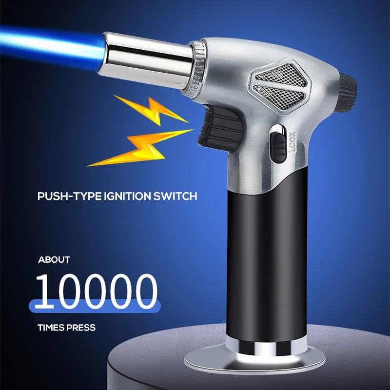 KitchenTorchLighterWindproofJetButaneLighterReverseUse