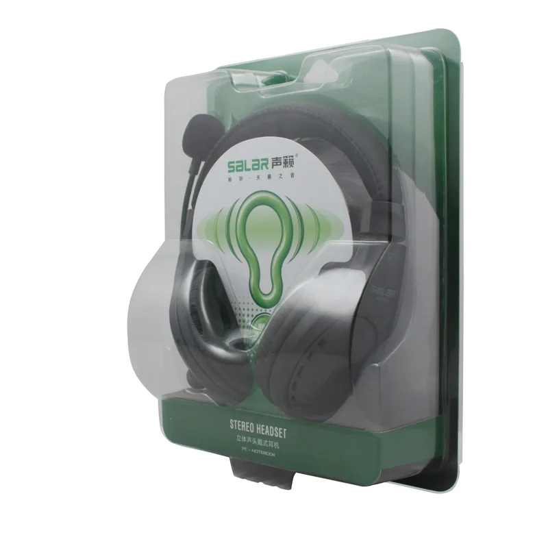 Salar A566 3 5mm Earphone Gaming Headset Headphone with Microphone Mic PC Game Stereo Gaming Headphone for Computer