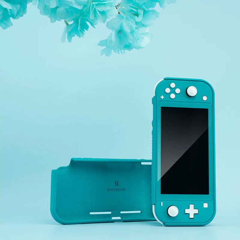 Защитный чехол из жидкого силикона для Nintendo Switch Lite милый цветной аксессуары