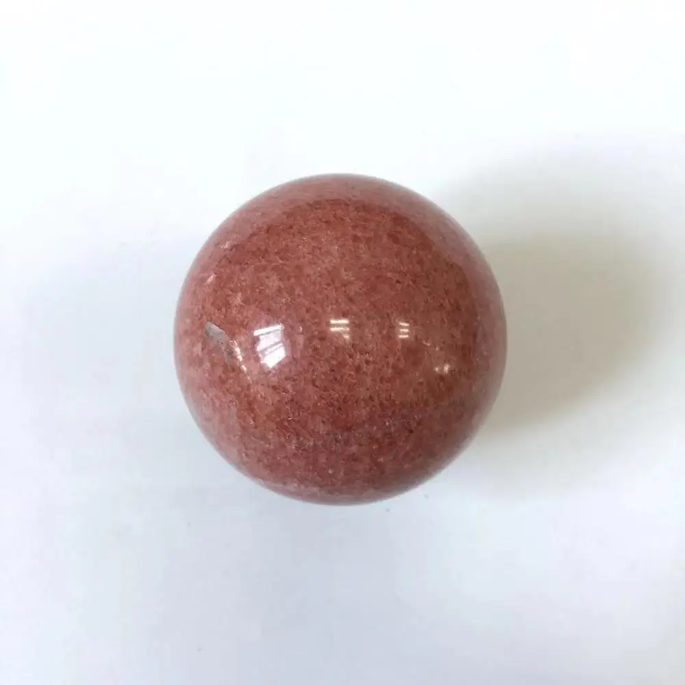 High Quality& Beautiful Natural Red Marble Hand Carved Crystal Sphere For Present Or Collection ZY