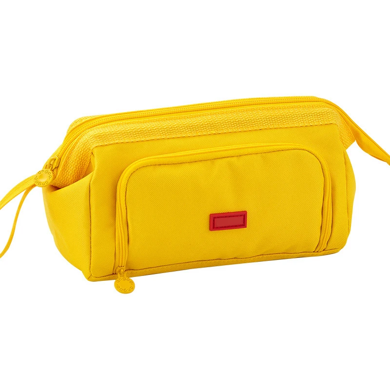 Estuche de lápices de gran capacidad para niños y adultos, bolsa de papelería Simple de mano con de cremallera, EM88 EM88|Estuches escolares| -