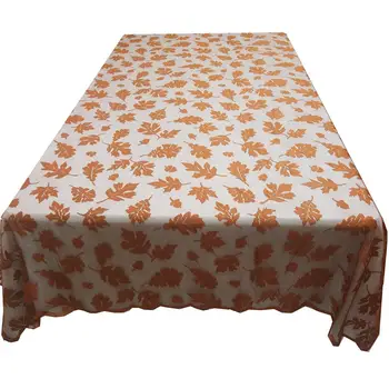 

Rectangle Tablecloth for Thanksgiving Harvest Festival Autumn Harvest Maple Table Flag