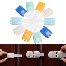 1 шт. Детская безопасность замок Защита детей запирающиеся двери Детская безопасность Дети Безопасность ребенка пластиковые замки для нажимной двери