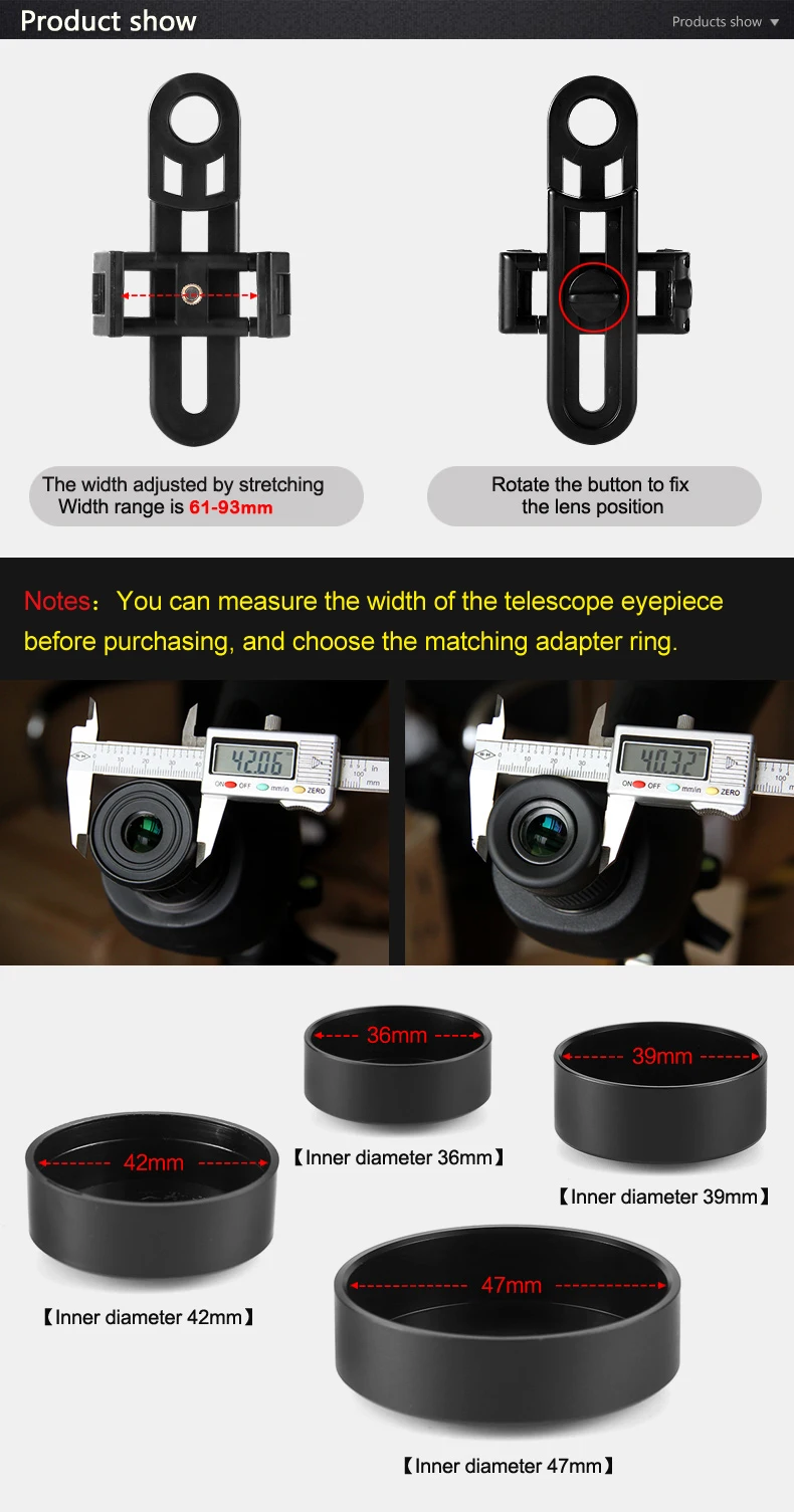 Eyeskey 8-24x42 зум бинокль телескоп HD прицел FMC оптика+ смартфон Capturer адаптер баркет