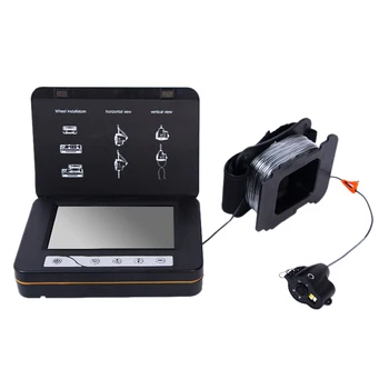 

Fish Finder Underwater Fishing Camera 5Inch Video Monitor with Infrared White Light Integrated System with Depth Display(15M)
