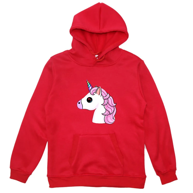 Hoodies 14 Лидер продаж, толстовка с единорогом, толстовки Одежда для детей осенне-зимние Плотные хлопковые топы для маленьких мальчиков и девочек, детское милое пальто с капюшоном и рисунком - Цвет: Hoodies 14