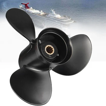 

New Arrival-Aluminum Alloy Marine Outboard Propeller 3R0B645250 25-30Hp 9.9 X 12 for Mercury Tohatsu Spline Tooth 3 Blade