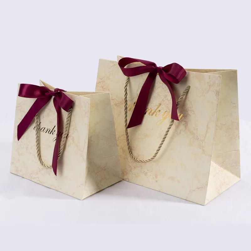 Мраморная одежда косметическая бумажная сумка для покупок день рождения упаковка подарочная коробка упаковка Подарочная сумка на заказ papieren zakjes 10 шт