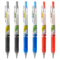 Stylo Gel zèbre JJ77 SARASA, stylo Non fleuri, Non flou, corps de grille à séchage rapide, papeterie japonaise 0.4/0.5mm 