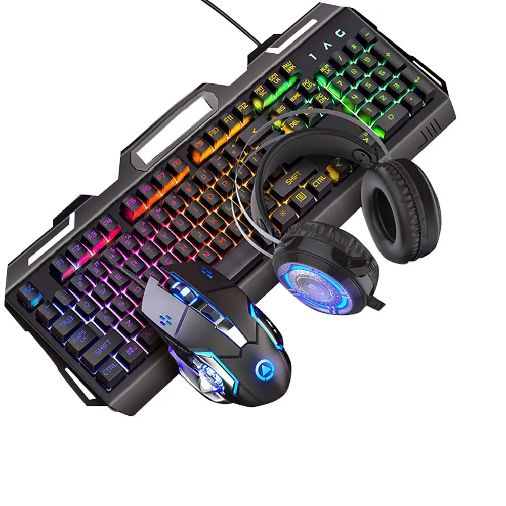 Black Rainbow 2 GameSir X1 BattleDock конвертер док-станция для AoV, мобильных легенд, FPS игры с G30 Проводная игровая клавиатура и мышь HXSJ - Цвет: Black Rainbow 2