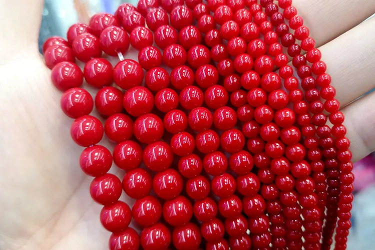 コーラルパーツ セット 自然色 4*8*10MM Oval 10PCS Semicircle White Coral Beads Semi
