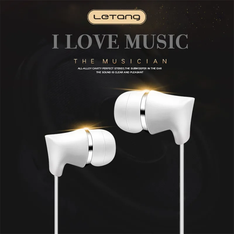 

Letang Earphone Wired In-Ear earbuds for iphone headphones length 1.2m for Apple xiaomi huawei micro for iPhone6