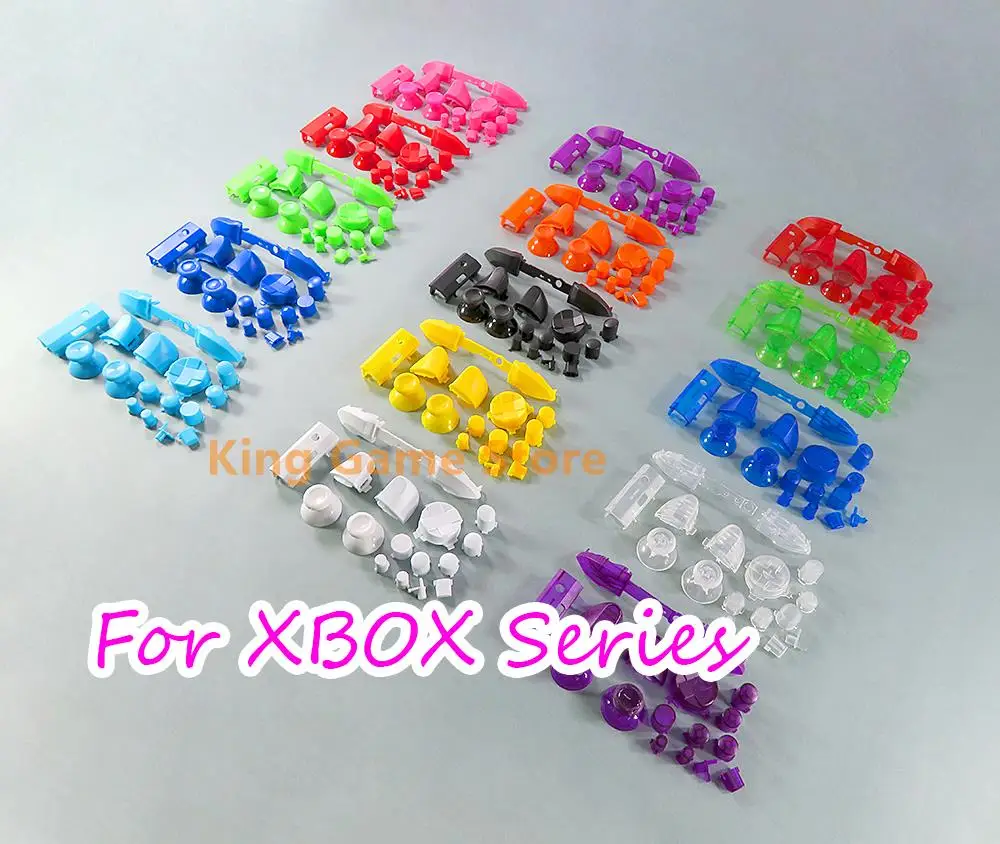 

40sets Replacement Full Set Buttons RT LT Trigger RB LB Bumper D-pad ABXY Guide ON OFF Buttons For Xbox Series X S Controller