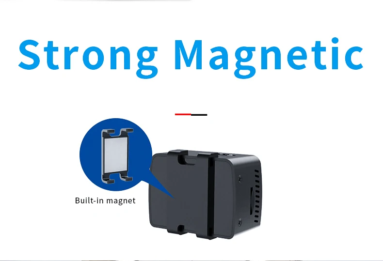 MD20 camera showing lens and front profile