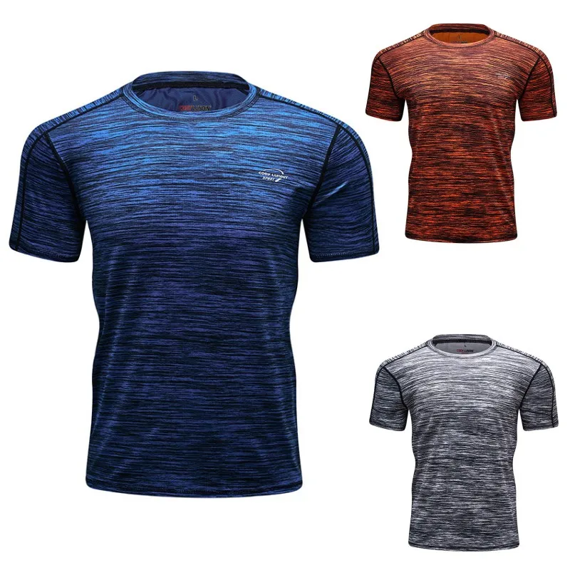 

Compression Running Shirt Men Short Sleeve Sport T Shirt Quick Dry Gym Clothing Jogging Bodybuilding Workout Fitness Shirts