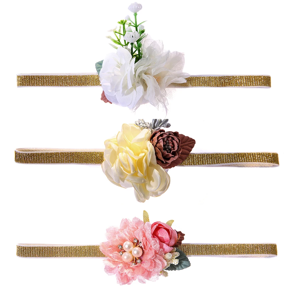 Новинка 2019 модная женская цветочная повязка на голову элегантная Цветочная