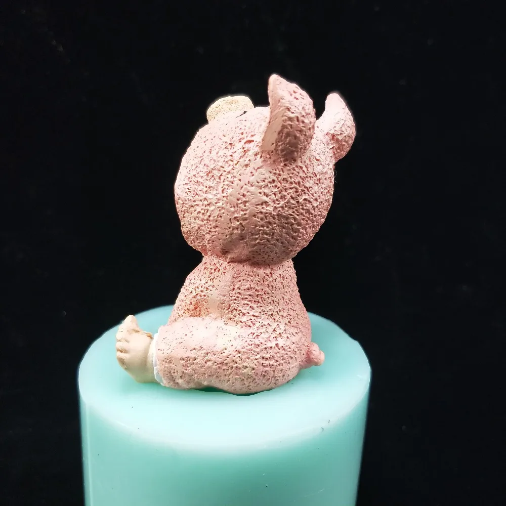 PRZY TS0105 силиконовая форма Ангел для маленькой девочки, ручная работа, милый ребенок, сделай сам, свеча, арома, форма для мыла, полимерные глиняные формы