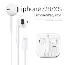Original Earbuds for lightning In Ear Earphones with Microphone and Volume Control for iPhone 7 7 Plus 8 8 Plus X XS Max XR
