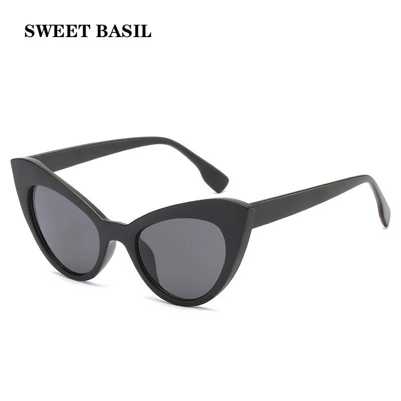 

SWEET BASIL 2020 New Retro Cat Eye Sunglasses Women Sexy Leopard Frame Sun Glasses Brand Designer Vintage Cateye Eyewear UV400
