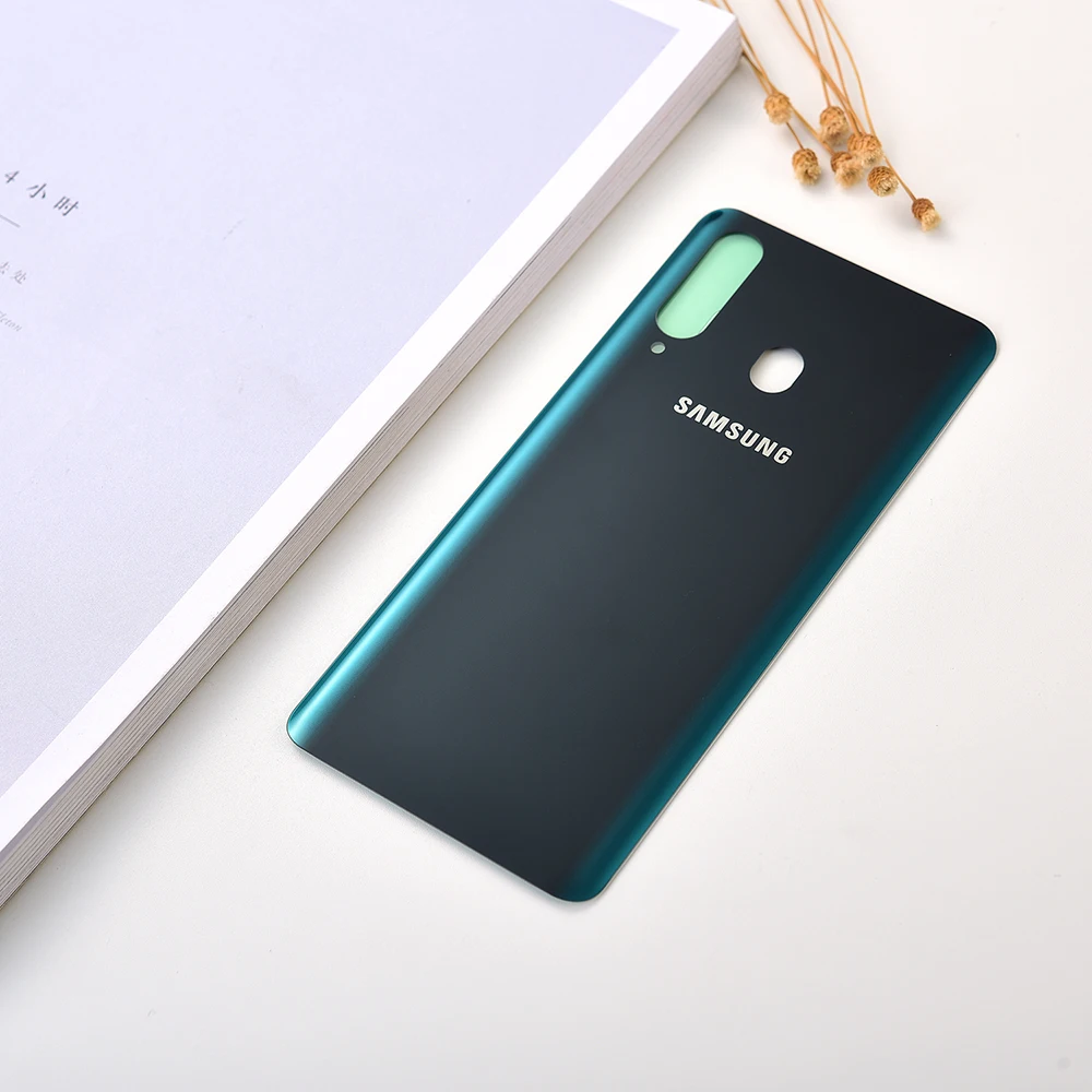 Задняя крышка батарейного отсека Samsung A8S стеклянная корпуса сменный защитный