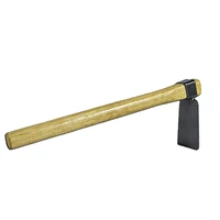 2024 New 35cm Indispensable Garden Hoes Dual Headed Weeding Tool Portable Garden Hand Tool with Wooden Handle Hoe Garden Tools 1