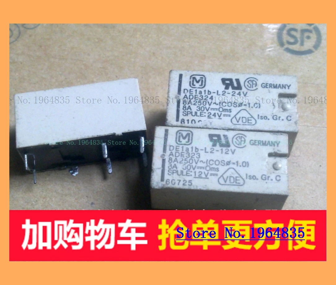 

DE1A1B-L2-12VDC/24VDC