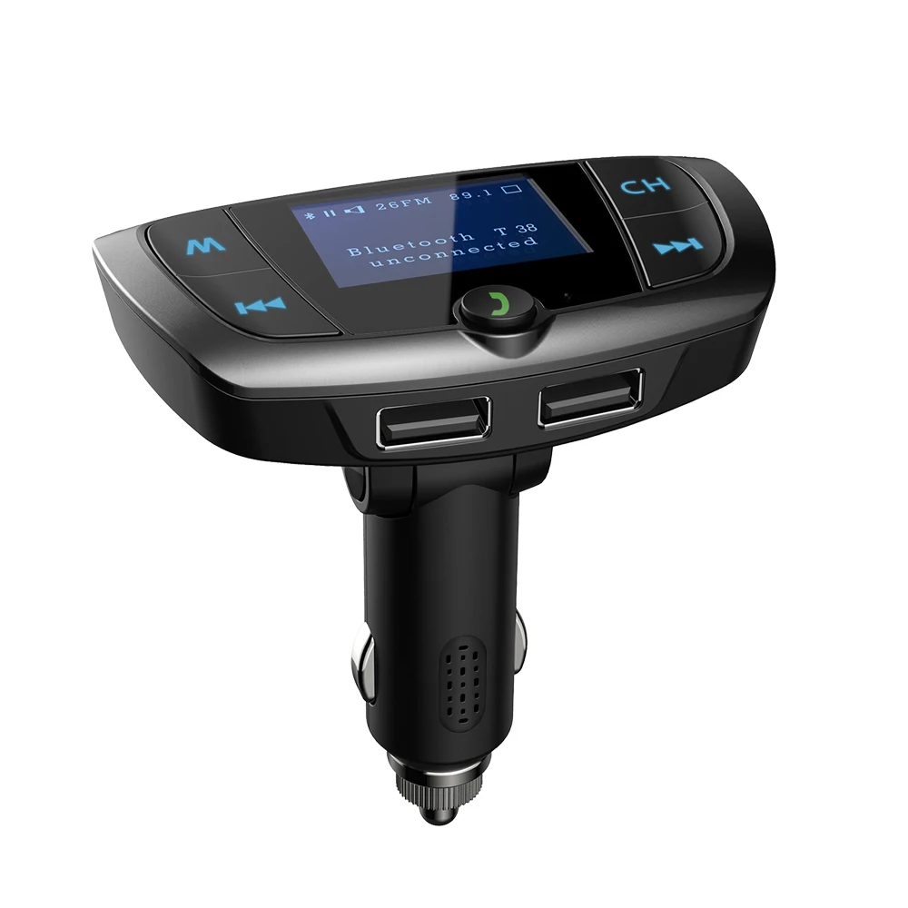 М модулятор передатчик Bluetooth Handsfree автомобильный комплект аудио MP3 плеер с 2.4A двойной USB автомобильный fm-передатчик зарядное устройство для телефона