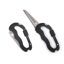 

1pc Survival Multi Tool Cutter Key Holder Carabiner Outdoor Sport Camping Climbing Essential Outdoor Camping Gadgets