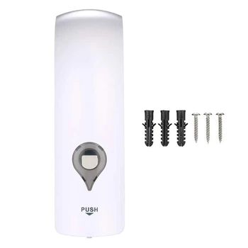 

Soap Dispenser Wall Mounted,300Ml Manual Hand Sanitiser Pump, Shampoo Dispenser Shower Gel Liquid Holder for Kitchen