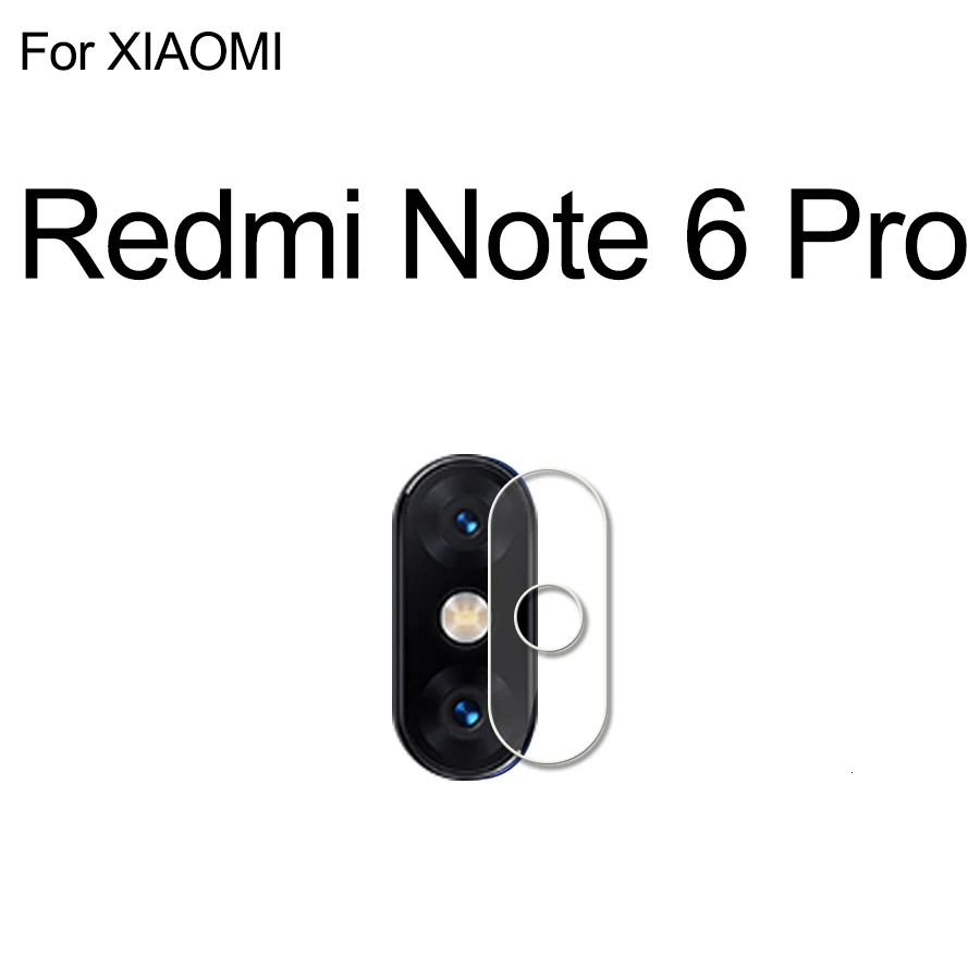 For Redmi Note 6 Pro Защитная пленка для задней камеры 25D для Xiao mi Red mi 6 Pro Note 5 6 Pro 7 Note7 Poco F1 для mi Play mi 8 A2 Lite Glas - Цвет: For Redmi Note 6 Pro