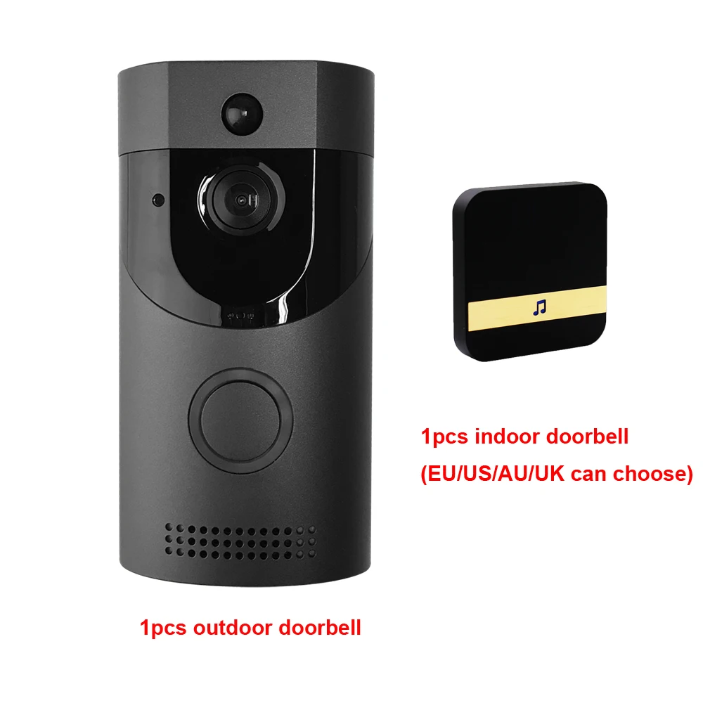 package2 Cdycam видеодомофон Водонепроницаемый 720P HD беспроводной WiFi видео дверной звонок ИК камера ночного видения двухсторонний аудио аккумулятор дверной Звонок - Цвет: package2