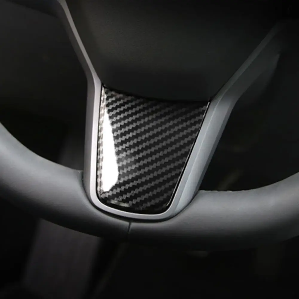 Автомобильный Стайлинг для tesla model3 защитное покрытие украшения рулевого колеса