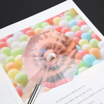 

Glass Prism for Photography Light Glass Polygonal Prism Foreground Blur Filters Photography Props for Photo Studio Accessories