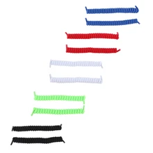 5 пар эластичных Шнурки Кроссовки для триатлона, занятий спортом обуви Тренер без завязок; шнурки