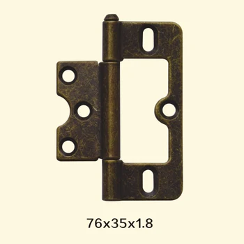 

Freeshipping 76*35*1.8mm Iron Metal Hinge Sewing Machine Folding Table Furniture Flip Tray Hinges Big Door Hinges