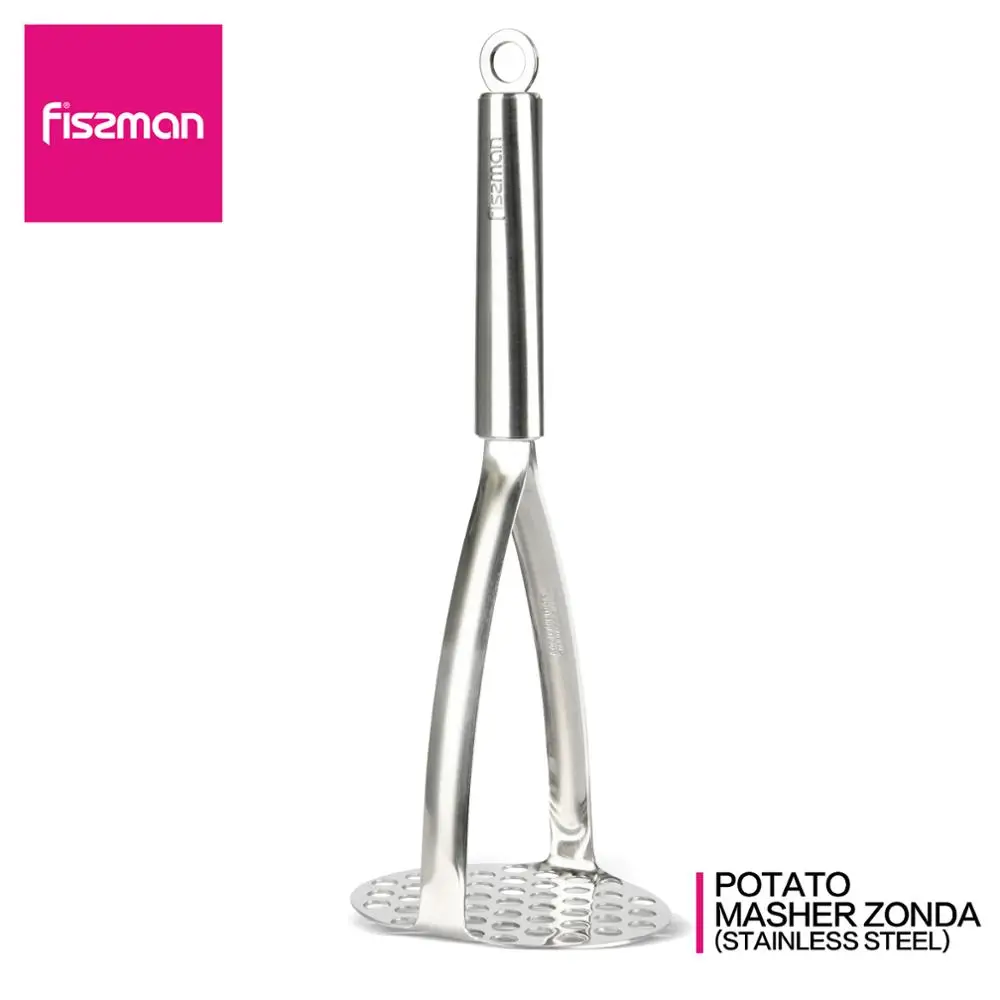 

Fissman Potato Masher Zonda Stainless Steel Smooth Mashed Pusher