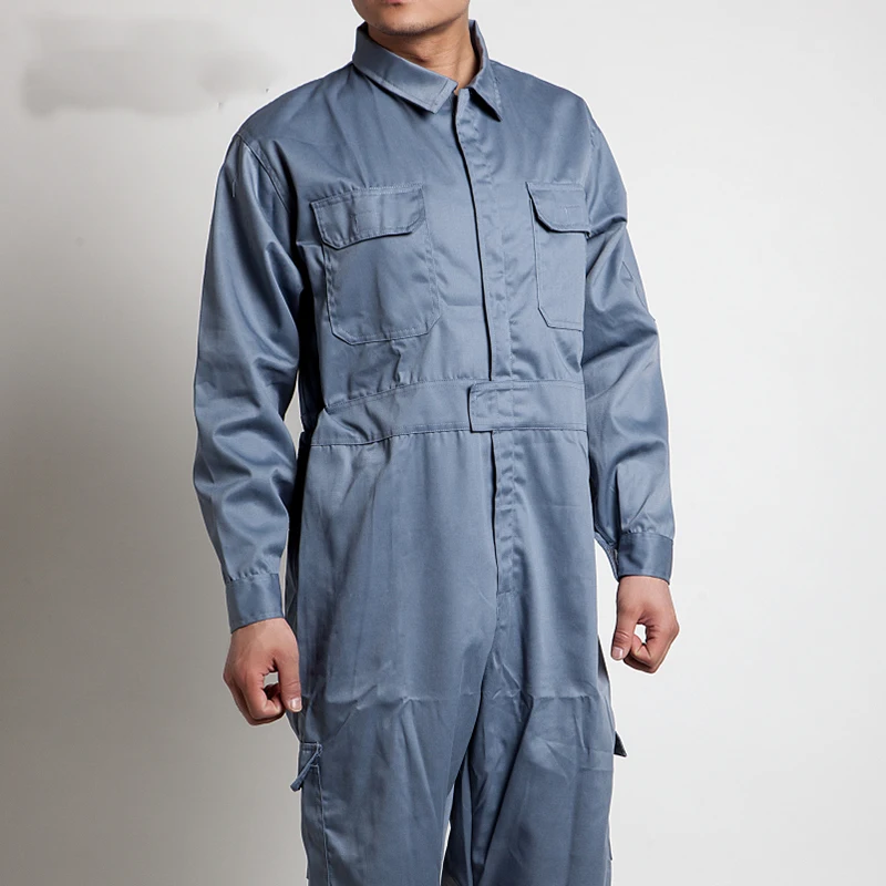 Men Jumpsuit Workwear long sleeves zipper workmen uniforms auto repair workshop sailor overalls welding suit mechanical coverall |