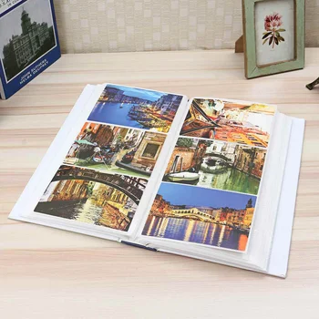 

Photo Album Box Book Case Storage 6 Inch Photo Albums Memory Film Collecting Picture Scrapbook Gift Family Wedding 300 Pockets
