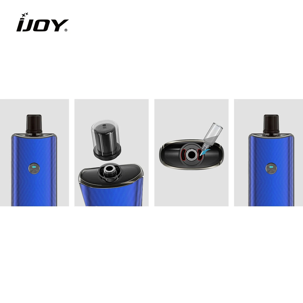 Ijoy Saturn vape Комплект 3 мл стручки с аккумулятором 1100 мАч электронная сигарета S1 S2 различные сетчатые катушки испаритель